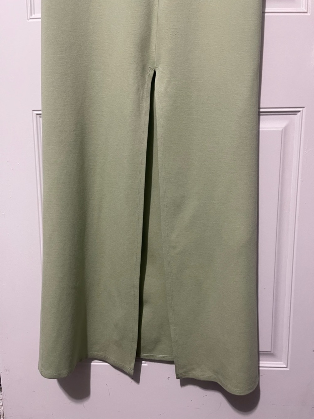 Michael Costello X Revolve Briggs Gown Ruched  Maxi Dress In Sage Size L - Picture 10 of 16